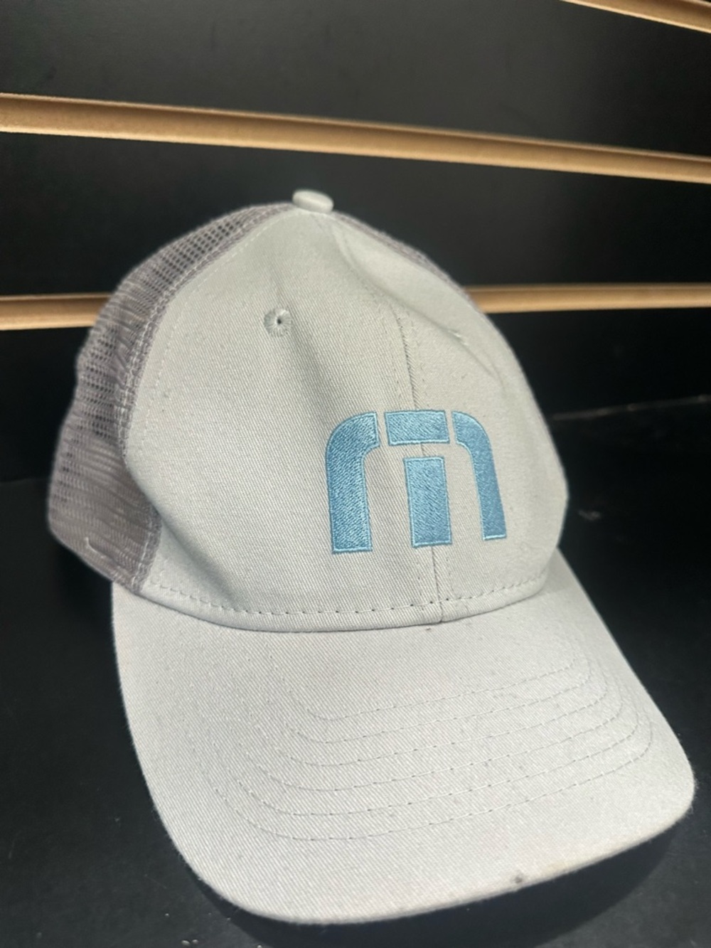 Travis Mathew Light Gray Cap with Subtle Logo